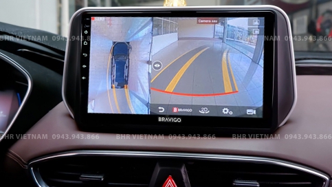 Màn hình DVD Android liền camera 360 xe Hyundai Santafe 2019 - 2020 | Bravigo Ultimate (6G+128G)  